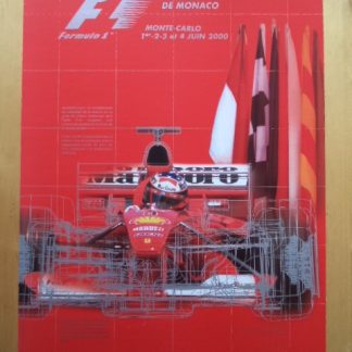 monaco gp 2000 official poster
